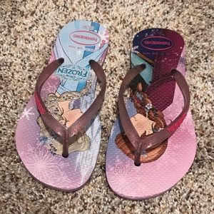 Disney Frozen Havaianas flip flop sandals